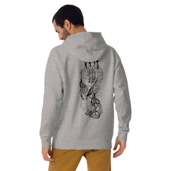 “Mechanical Dragon-only-lines” – unisex hoodie – ( design by Binxs)